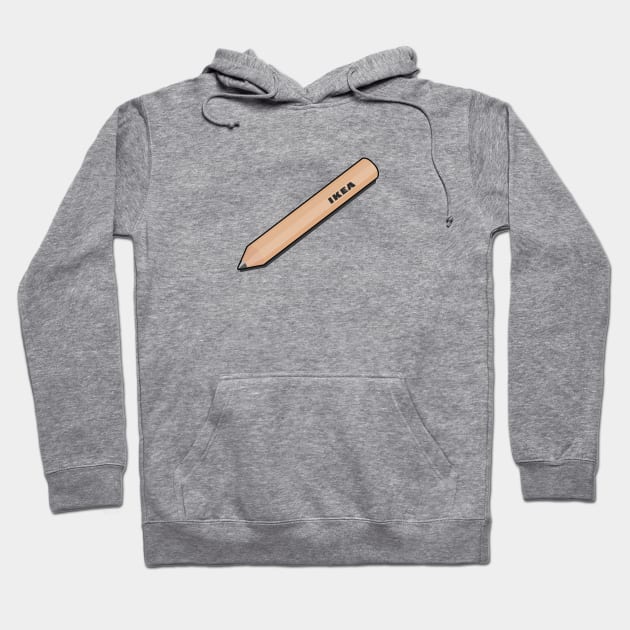 Iconic Ikea's Pencil Hoodie by syamimadi